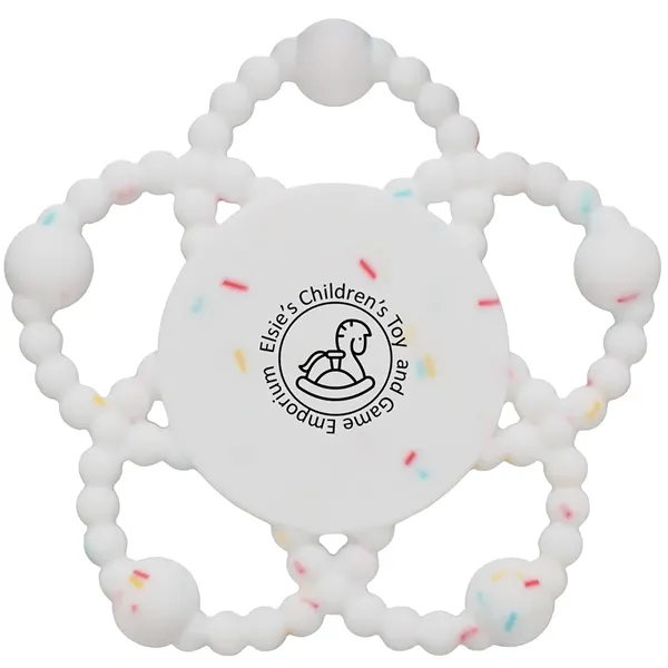 4 1/4" x 1/2" teething rings made of silicone.... from ASI 62190 Illini