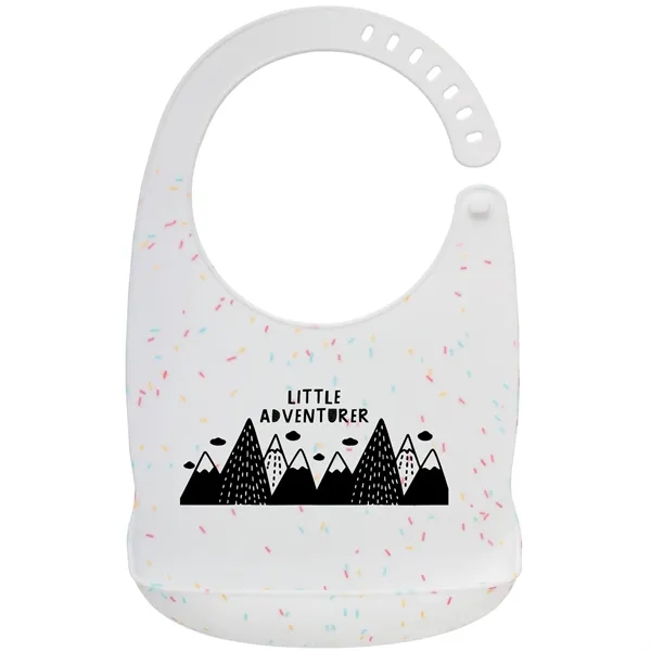 Customizable baby bib made of silicone.... from ASI 62190 Illini