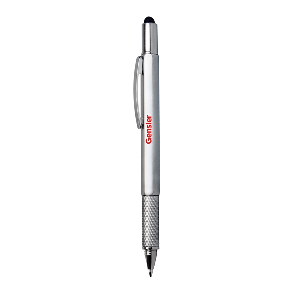 6 in 1 penLevel, ruler, screwdriver bits, stylus top and pen... from ASI 34040 Alexander Mfg Co
