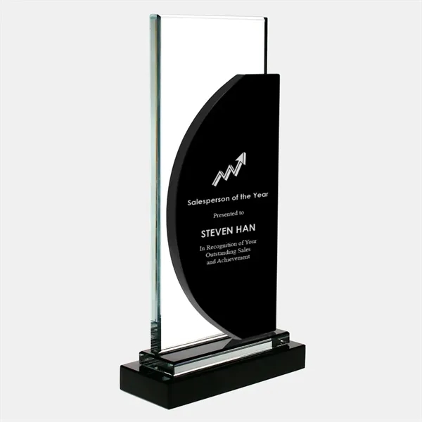 Honor corporate excellence and celebrate milestone achievements with this Half Moon... from ASI 47791 Best Deal Awards