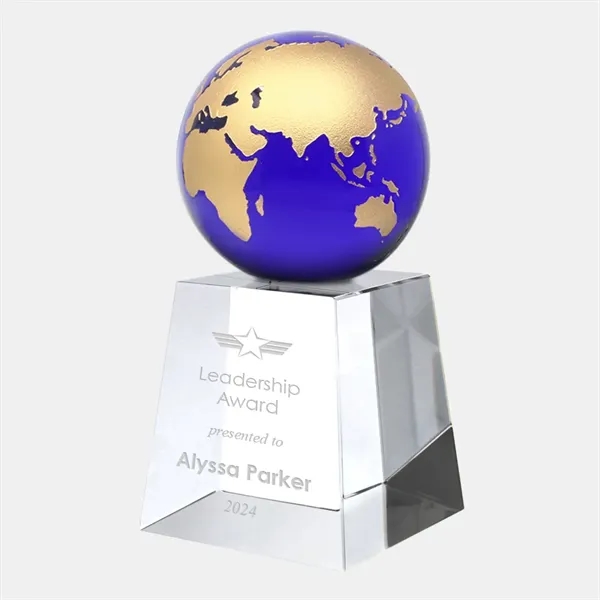 Honor corporate excellence and celebrate milestone achievements with this Globe with... from ASI 47791 Best Deal Awards