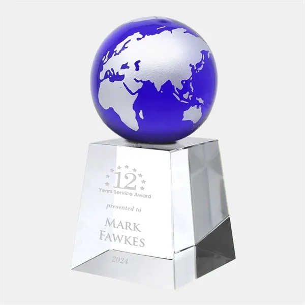 Honor corporate excellence and celebrate milestone achievements with this Globe with... from ASI 47791 Best Deal Awards