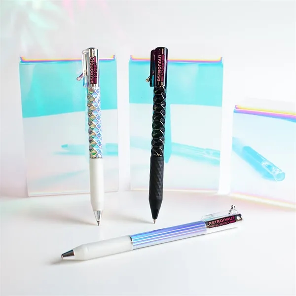 This pen offers a unique holographic barrel design that crinkles with... from ASI 61966 HPG / Hub Pen