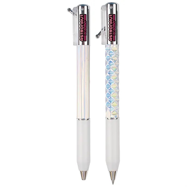 This pen offers a unique holographic barrel design that crinkles with... from ASI 61966 HPG / Hub Pen