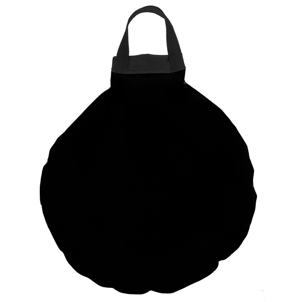 17" Round pillow stadium cushion w/ handle, color fabric on the... from ASI 72805 NEP Promotions / NEP Promotions™