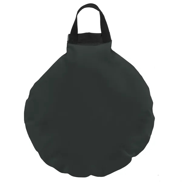 17" Round pillow stadium cushion w/ handle, color fabric on the... from ASI 72805 NEP Promotions / NEP Promotions™