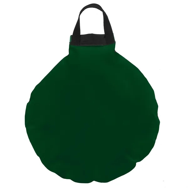 17" Round pillow stadium cushion w/ handle, color fabric on the... from ASI 72805 NEP Promotions / NEP Promotions™