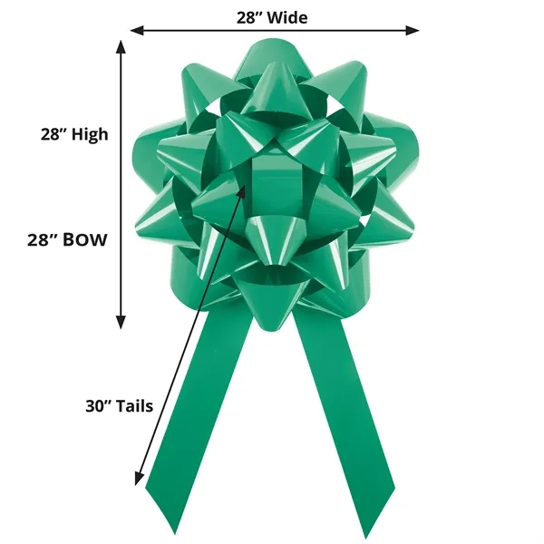 28" Large Bow with Door Hanger.... from ASI 37940 Bag Makers Inc