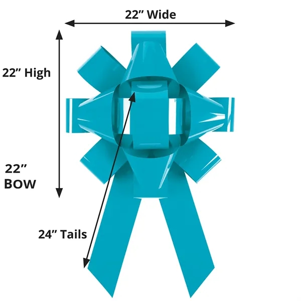 22" Bow with suction cup base for indoor or outdoor use.... from ASI 37940 Bag Makers Inc