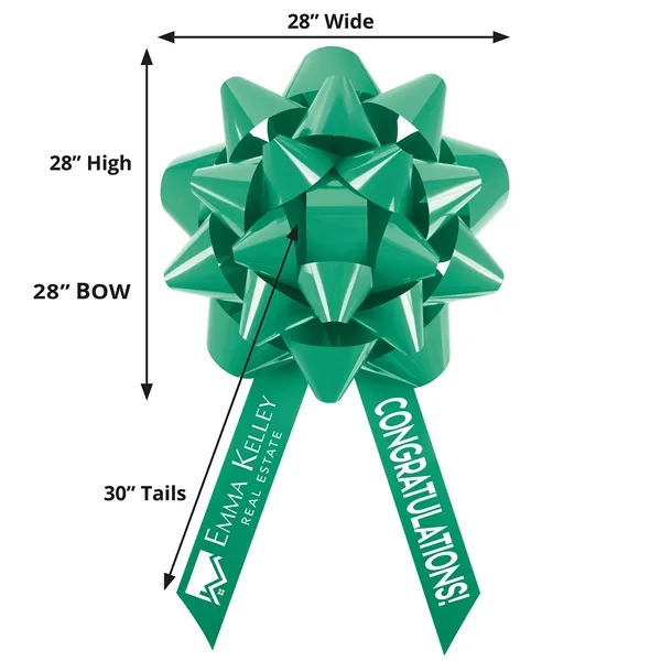 28" Large Bow with Suction Cup Base.... from ASI 37940 Bag Makers Inc