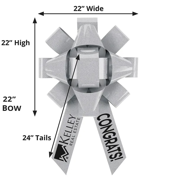 22" Bow with suction cup base for indoor or outdoor use.... from ASI 37940 Bag Makers Inc