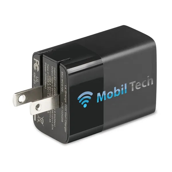 Powerful USB C Fash Charging Wall Charger.... from ASI 74741 NVS Promo Designs, Inc.