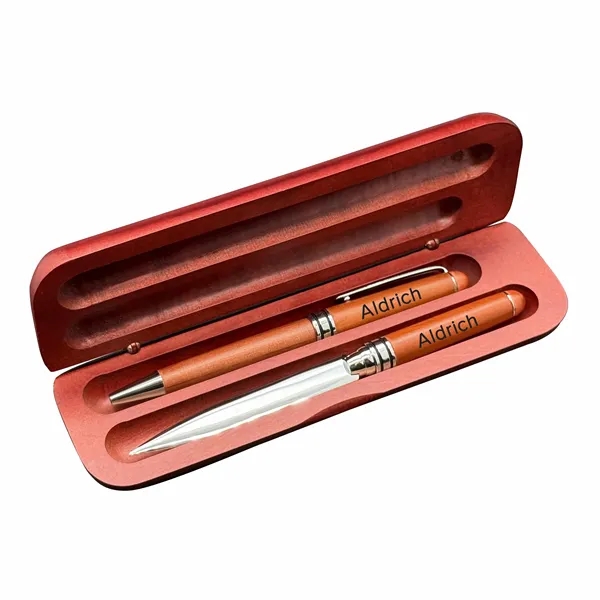 Pen box with choices of ballpoint pen & pencil or ballpoint... from ASI 68190 Lungsal / Lungsal