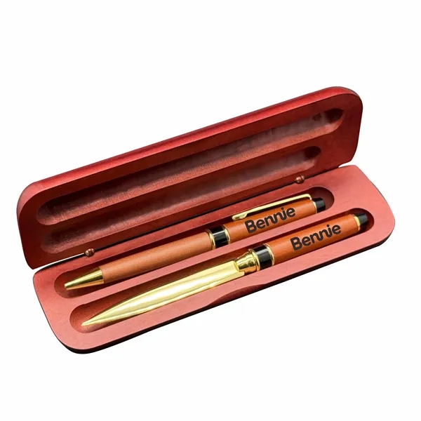 Pen box with ballpoint pen & lead pencil or letter opener.... from ASI 68190 Lungsal / Lungsal