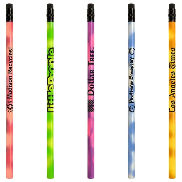 Mood pencil with black eraser plus 1 color silkscreen imprint on... from ASI 37218 Athena Promo (tm)
