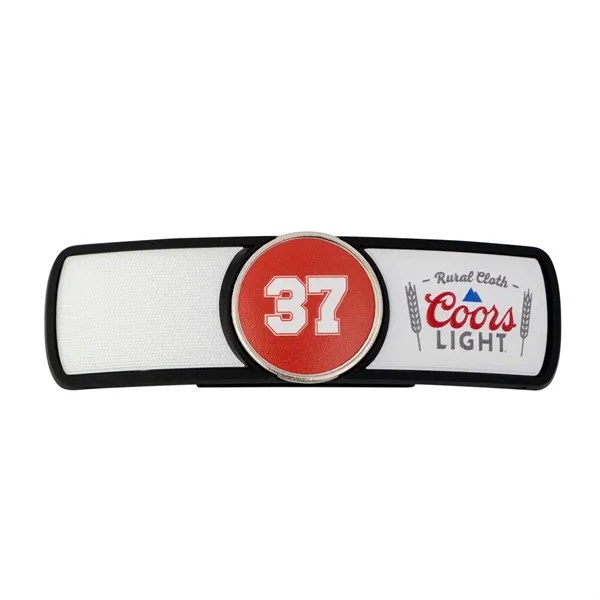 Rubberized ABS golf hat clip with removable ball marker.... from ASI 52263 EMT