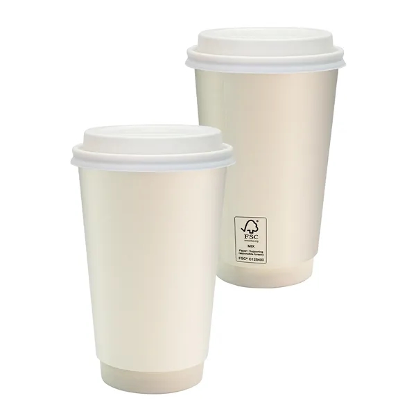 16 oz. Full Color Paper Cup with Lid... from ASI 30208 A P Specialties / AP Specialties