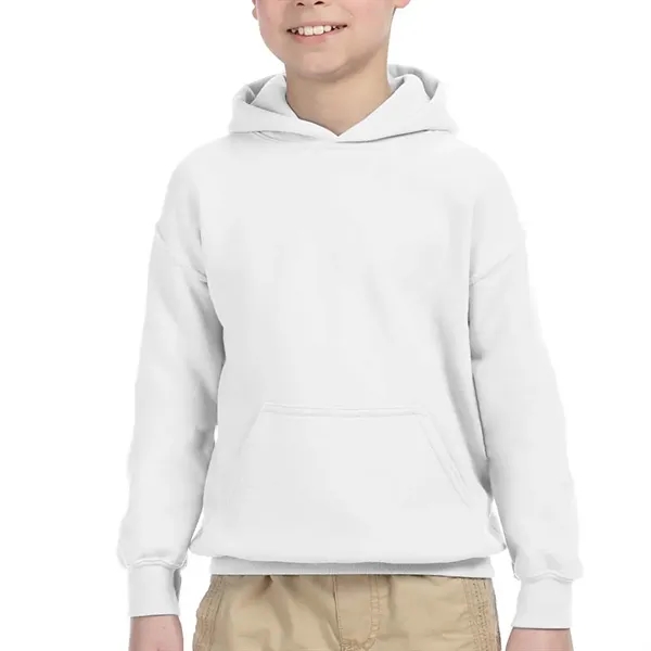 Youth hooded sweatshirt made of cotton and polyester.... from ASI 39552 BEL Promo