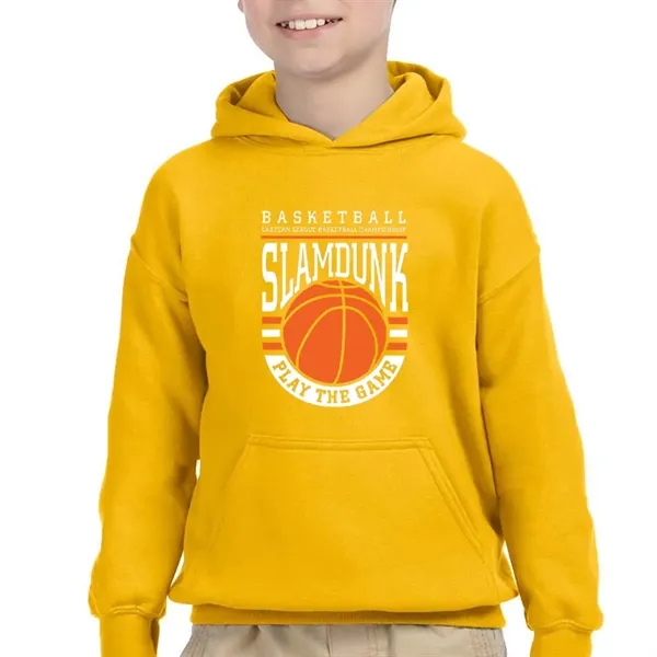 Youth hooded sweatshirt made of cotton and polyester.... from ASI 39552 BEL Promo