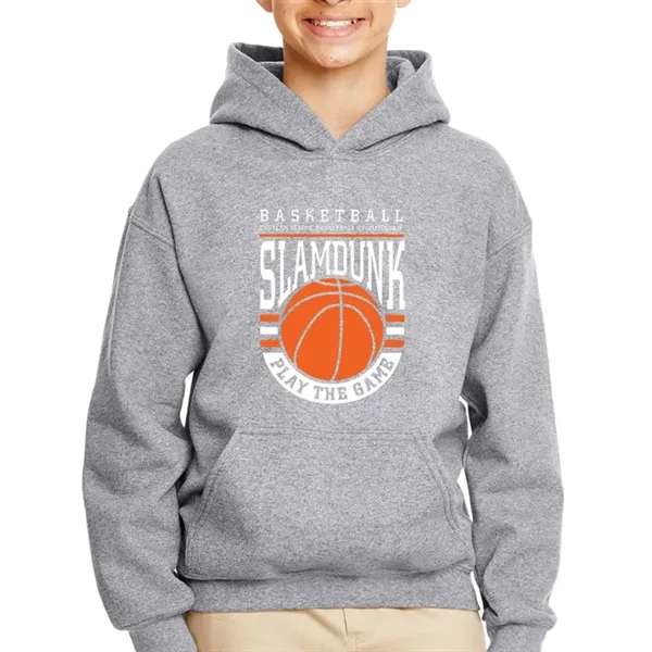 Youth hooded sweatshirt made of cotton and polyester.... from ASI 39552 BEL Promo