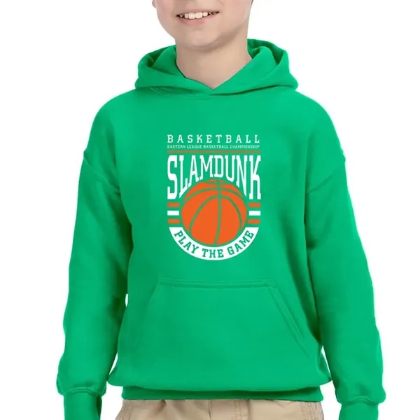 Youth hooded sweatshirt made of cotton and polyester.... from ASI 39552 BEL Promo