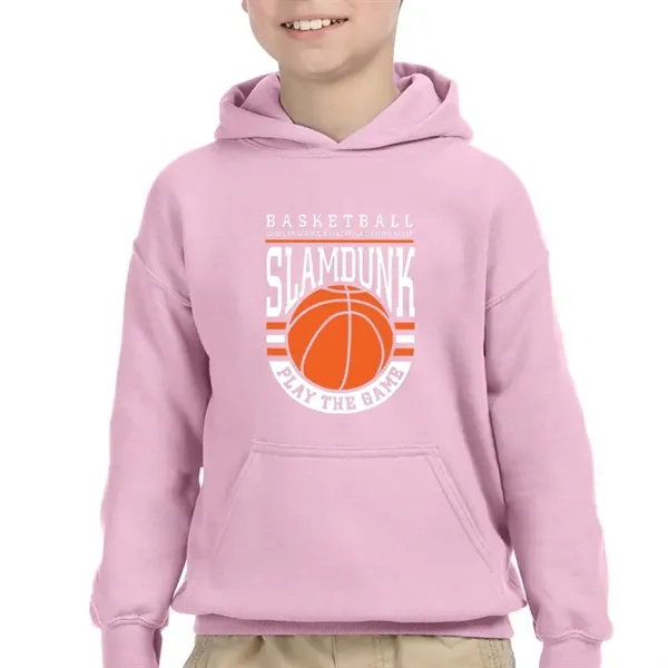 Youth hooded sweatshirt made of cotton and polyester.... from ASI 39552 BEL Promo