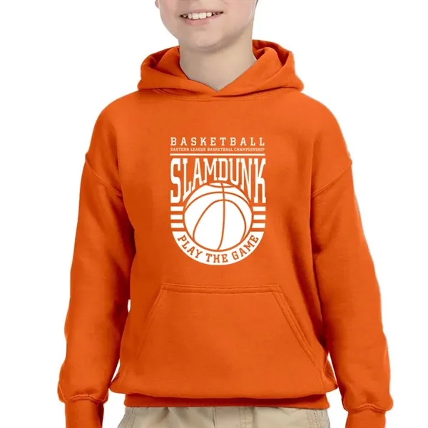 Youth hooded sweatshirt made of cotton and polyester.... from ASI 39552 BEL Promo