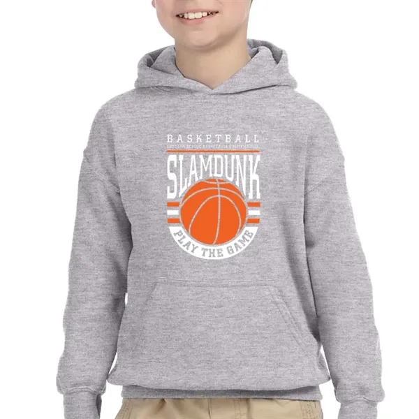 Youth hooded sweatshirt made of cotton and polyester.... from ASI 39552 BEL Promo