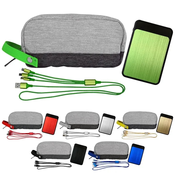 Bay Vivid Power Bank Cable Gift Set... from ASI 30208 A P Specialties / AP Specialties