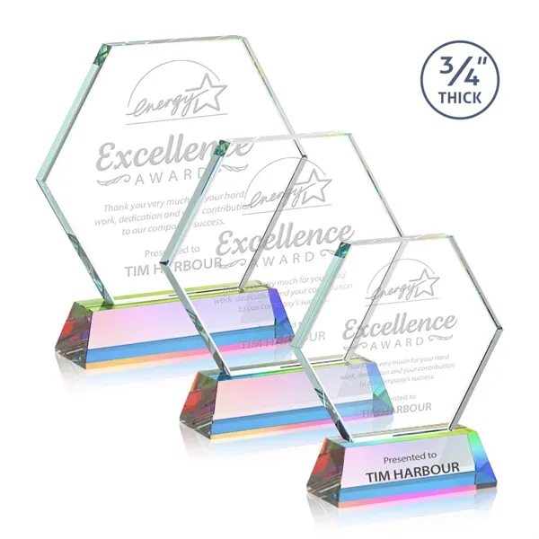 The Pickering Starfire Crystal Award features a brilliant 0.75” thick hexagon... from ASI 84592 St Regis Group / St Regis