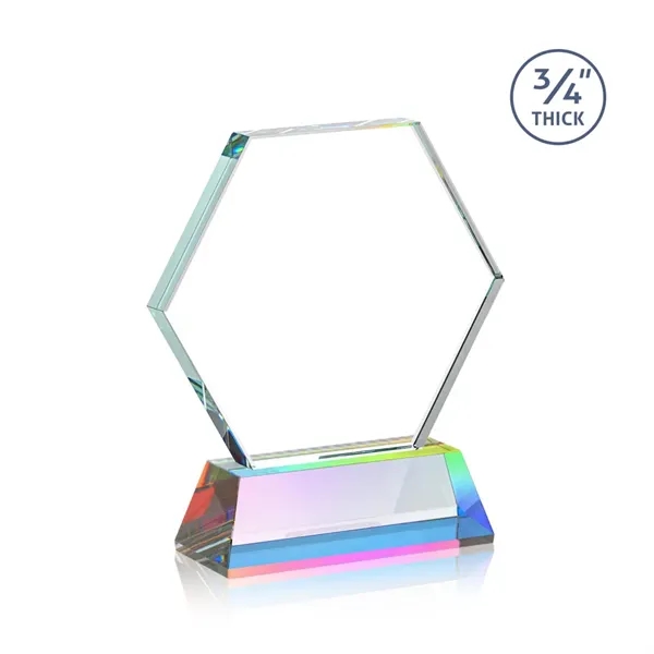 The Pickering Starfire Crystal Award features a brilliant 0.75” thick hexagon... from ASI 84592 St Regis Group / St Regis