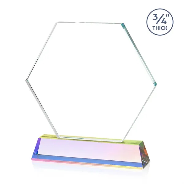 The Ralston Optical Crystal Award on a tall tapered optical base... from ASI 84592 St Regis Group / St Regis