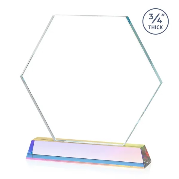 The Ralston Optical Crystal Award on a tall tapered optical base... from ASI 84592 St Regis Group / St Regis
