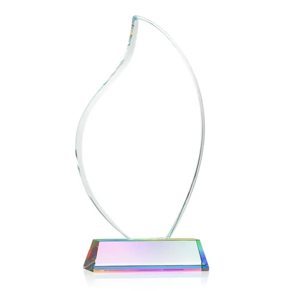 3/4" thick Starfire Crystal Flame with rounded edges and mounted on... from ASI 84592 St Regis Group / St Regis