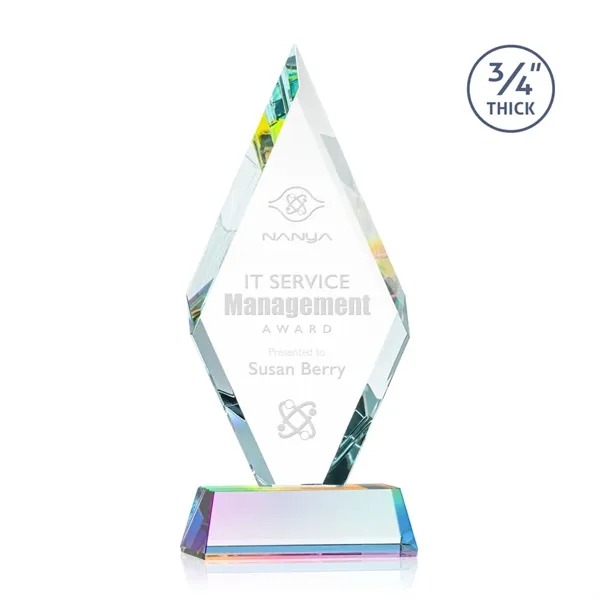 The Starfire Crystal Richmond Award features beveled edges on the top-front... from ASI 84592 St Regis Group / St Regis