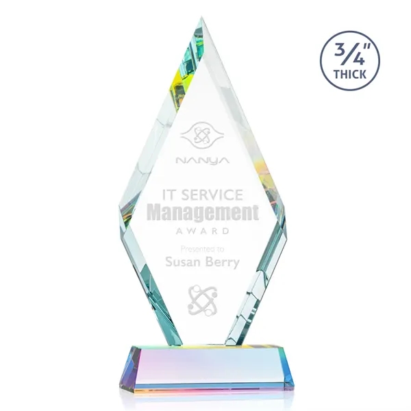 The Starfire Crystal Richmond Award features beveled edges on the top-front... from ASI 84592 St Regis Group / St Regis