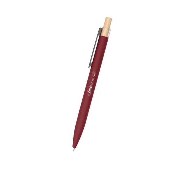 Recycled aluminum pen with bamboo plunger.... from ASI 61125 Hit Promotional Products / Hit®