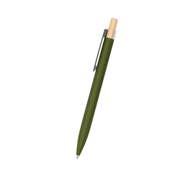 Recycled aluminum pen with bamboo plunger.... from ASI 61125 Hit Promotional Products / Hit®