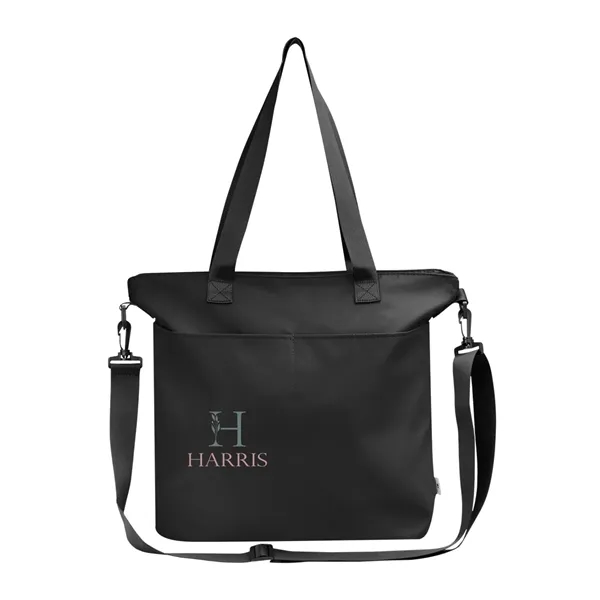 5.5" x 14.25" x 18" laptop tote bag made with recycled... from ASI 61125 Hit Promotional Products / Hit®