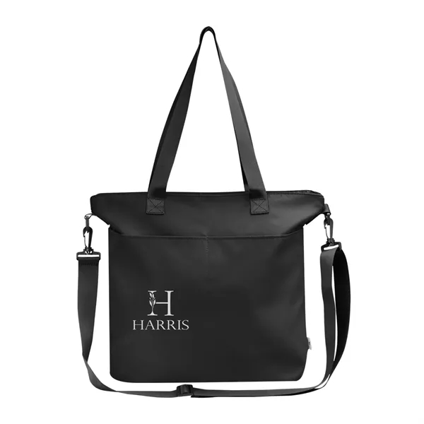 5.5" x 14.25" x 18" laptop tote bag made with recycled... from ASI 61125 Hit Promotional Products / Hit®