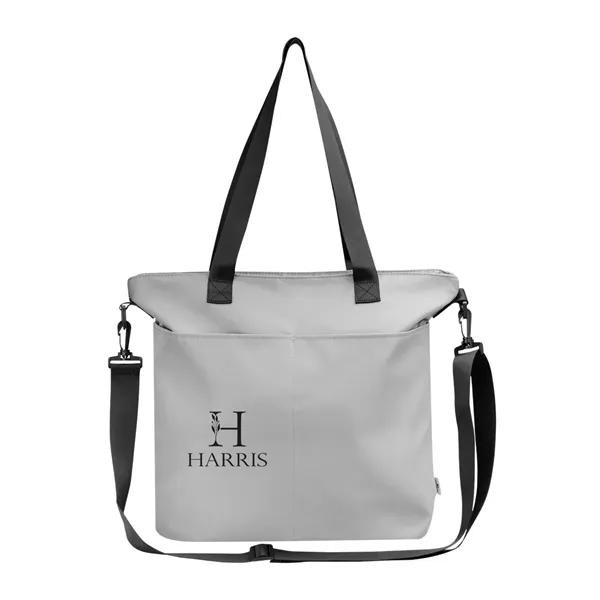 5.5" x 14.25" x 18" laptop tote bag made with recycled... from ASI 61125 Hit Promotional Products / Hit®