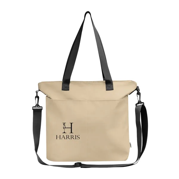 5.5" x 14.25" x 18" laptop tote bag made with recycled... from ASI 61125 Hit Promotional Products / Hit®