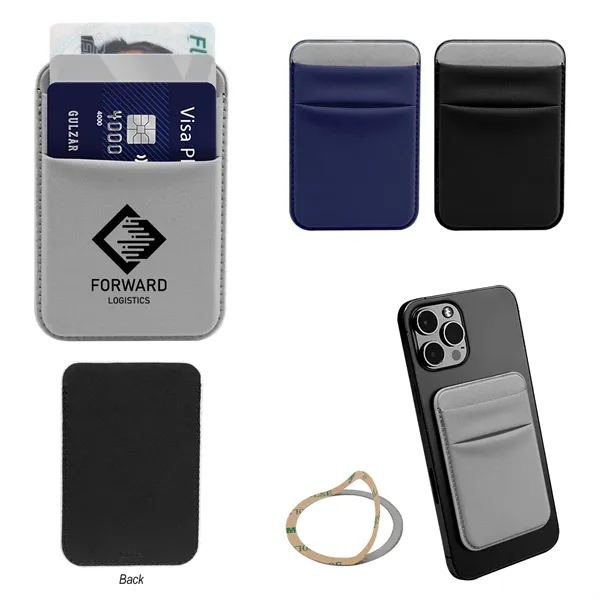 Stretchable phone wallet with built-in magnets.... from ASI 61125 Hit Promotional Products / Hit®