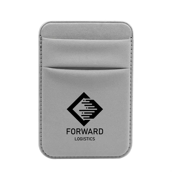 Stretchable phone wallet with built-in magnets.... from ASI 61125 Hit Promotional Products / Hit®