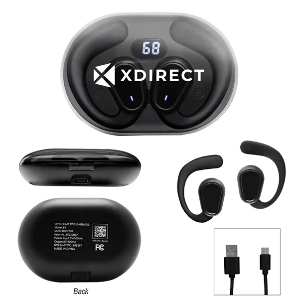 Over-ear wireless earbuds with charging case.... from ASI 61125 Hit Promotional Products / Hit®