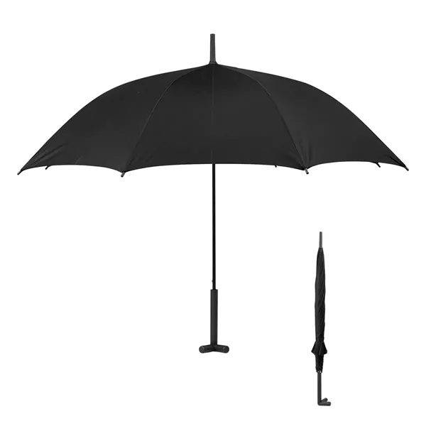 Umbrella with 46" arc, auto open, manual close and prop stand.... from ASI 61125 Hit Promotional Products / Hit®