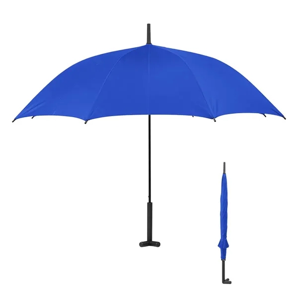 Umbrella with 46" arc, auto open, manual close and prop stand.... from ASI 61125 Hit Promotional Products / Hit®
