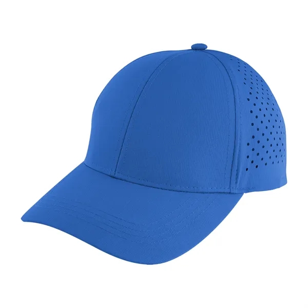 6 panel cap made from 100% rPET with perforated back panels... from ASI 61125 Hit Promotional Products / Hit®
