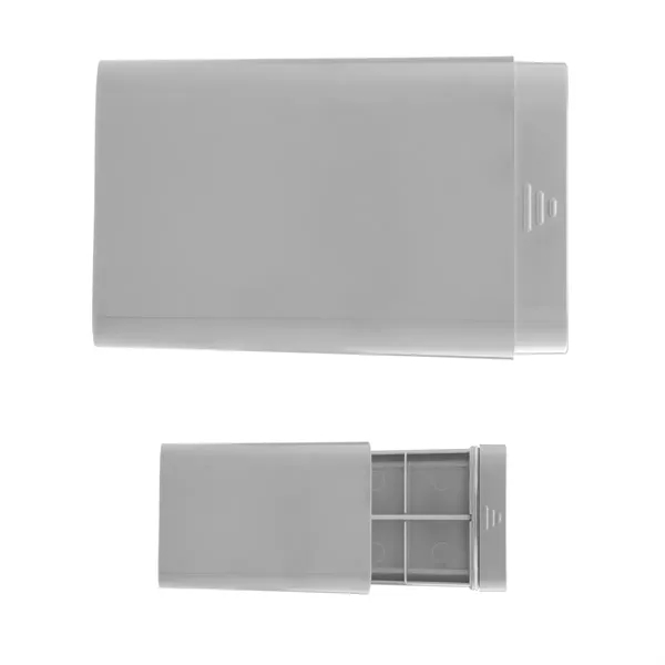 Pill case with 3 separate compartments and removable divider.... from ASI 61125 Hit Promotional Products / Hit®