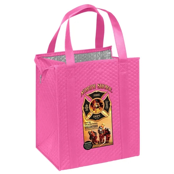 Insulated Non-Woven Tote with thermal foil interior.... from ASI 37940 Bag Makers Inc
